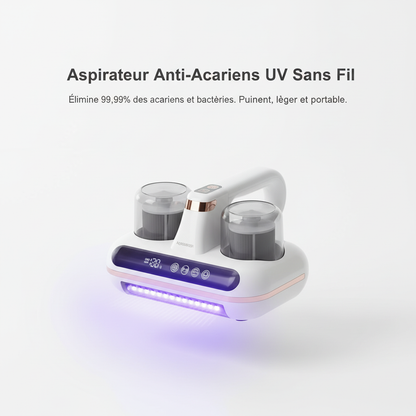 Aspirateur Anti-Acariens UV Sans Fil™