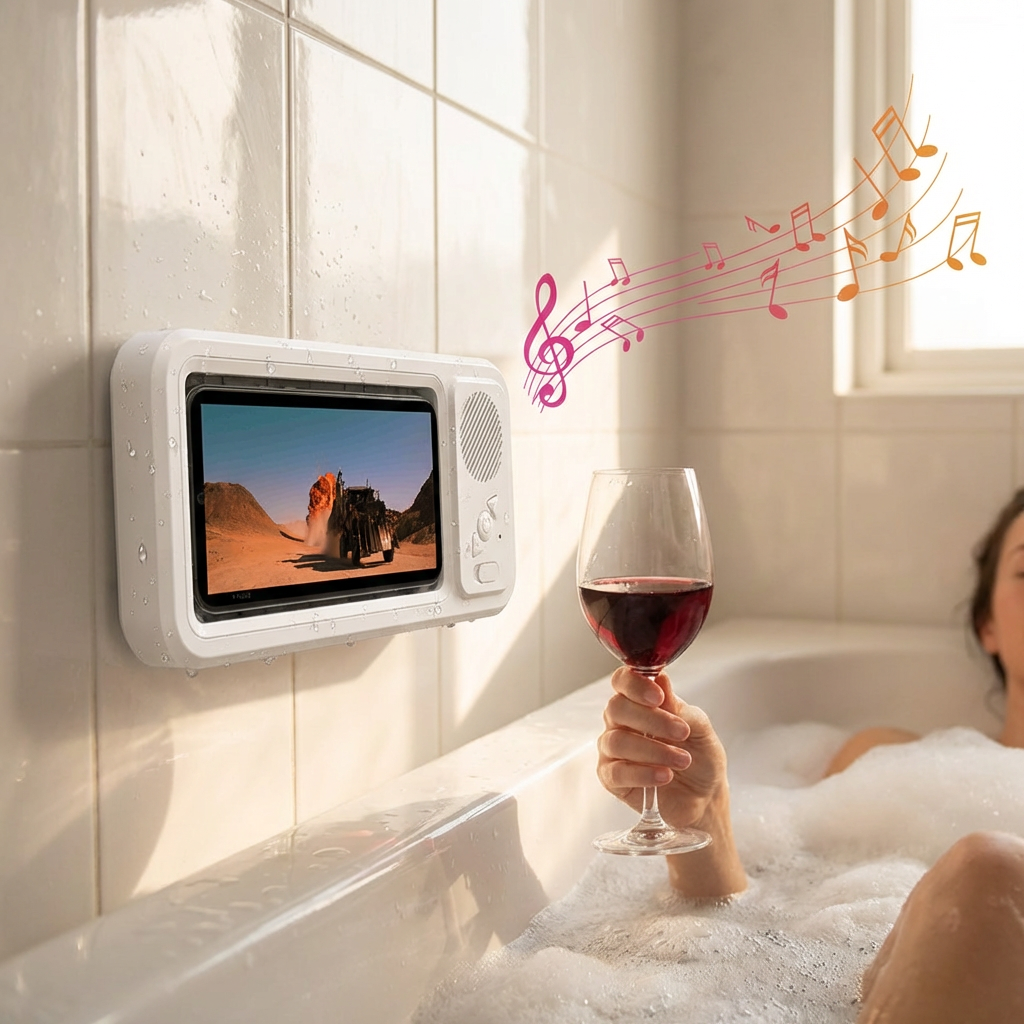 Enceinte de douche étanche à 360°