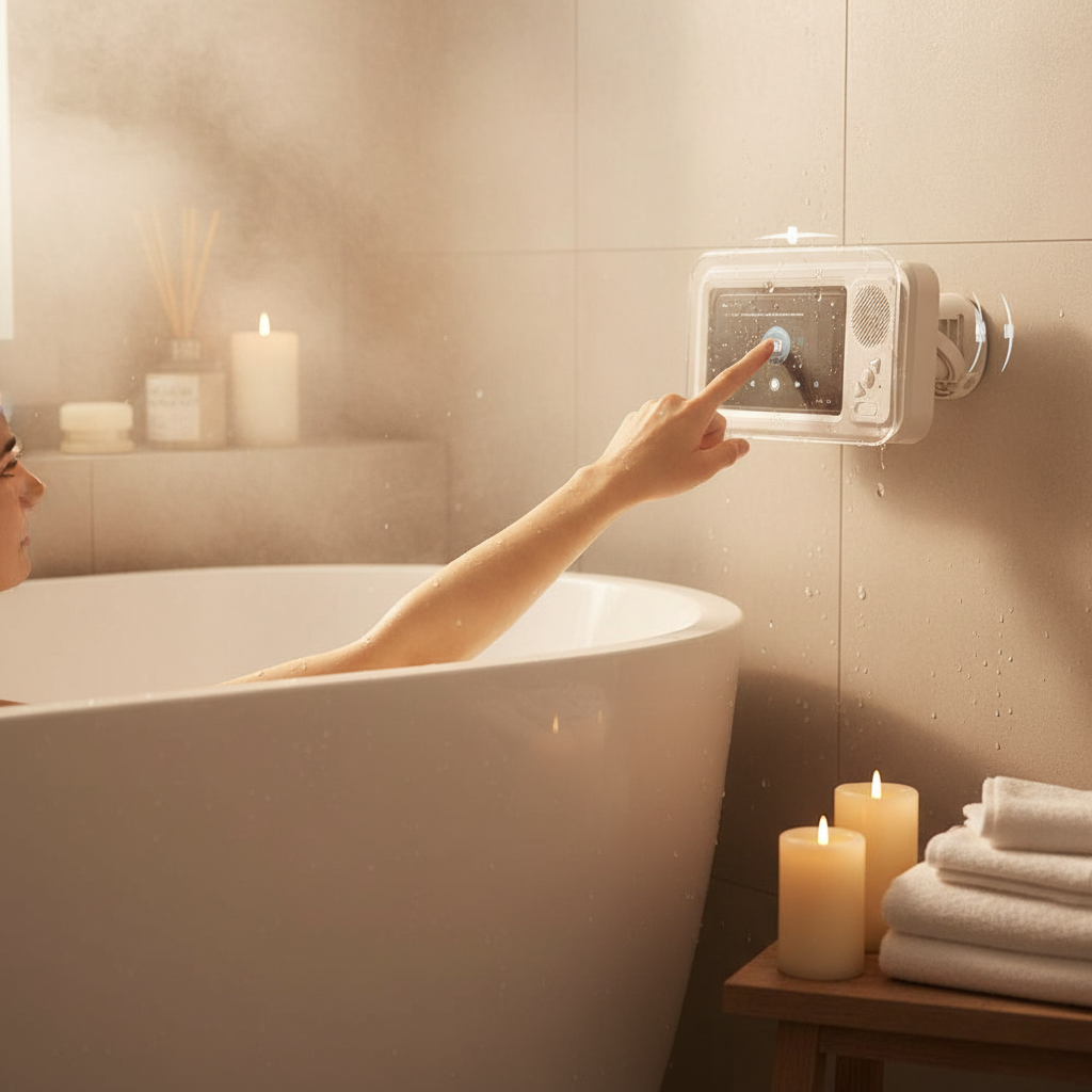 Enceinte de douche étanche à 360°