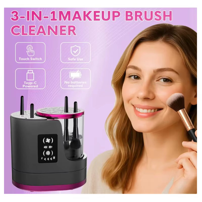 Machine 3-en-1 Nettoyage Pinceaux USB