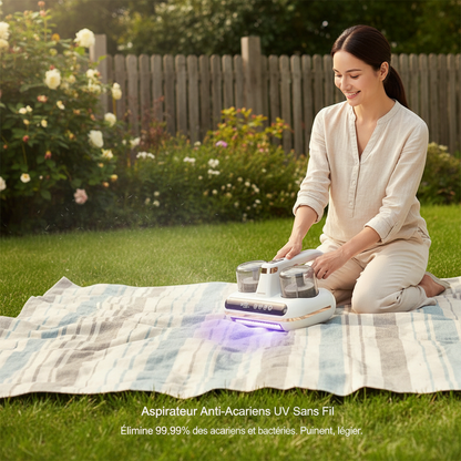 Aspirateur Anti-Acariens UV Sans Fil™
